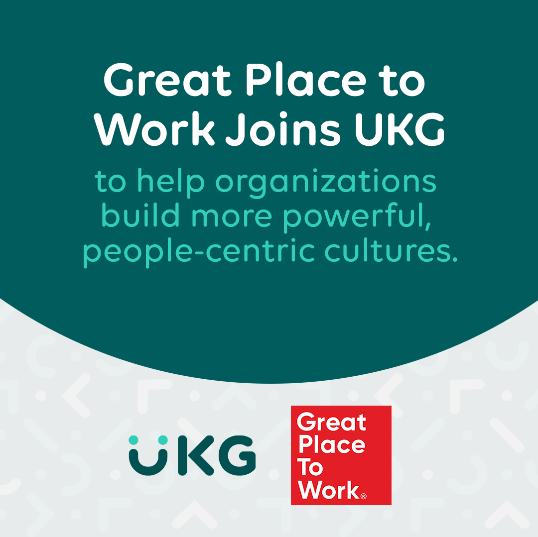  UKG adquire Great Place to Work®