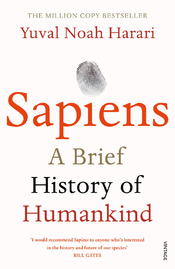 10.	Sapiens: Uma Breve História da Humanidade — Yuval Noah Harari