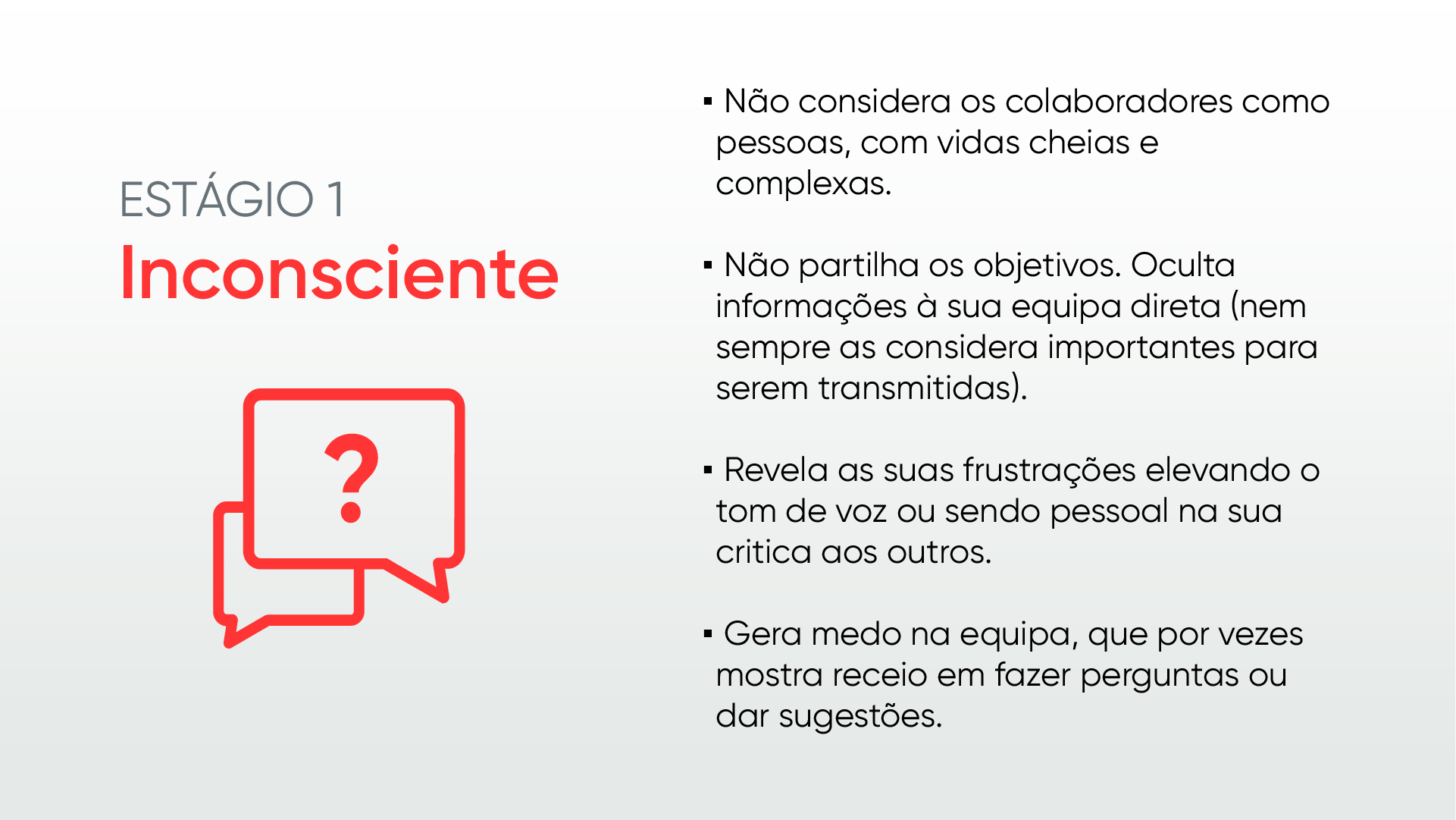 Estágio 1 - Inconsciência