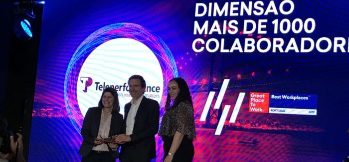  Teleperformance mais uma vez na elite dos vencedores do Great Place to Work® Portugal