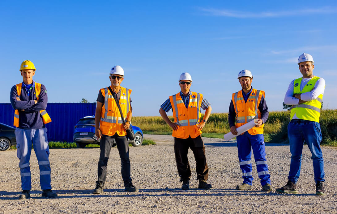 Equipa de construção