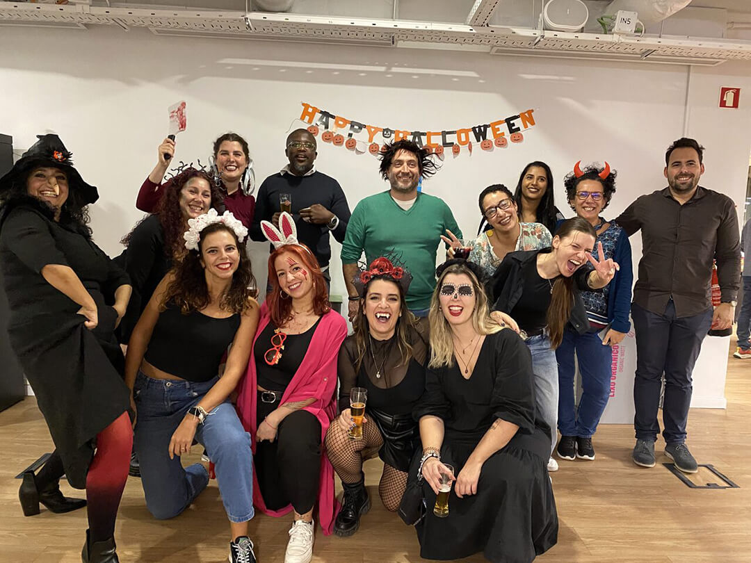 Equipa IDEA na última festa de Halloween!