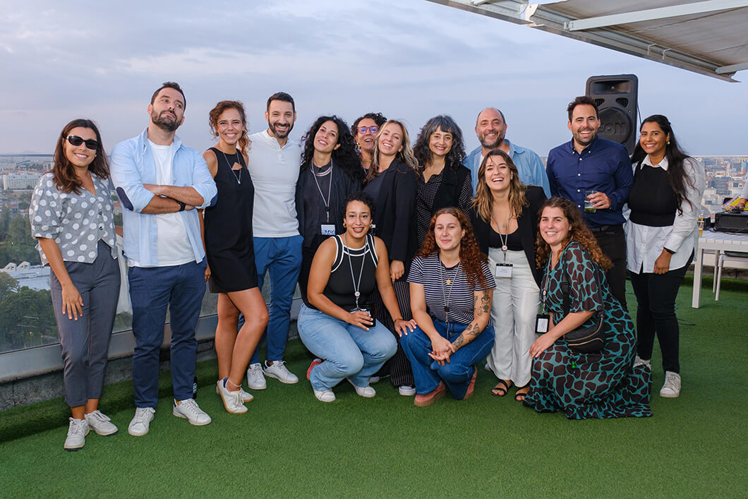 Equipa IDEA num evento corporativo.