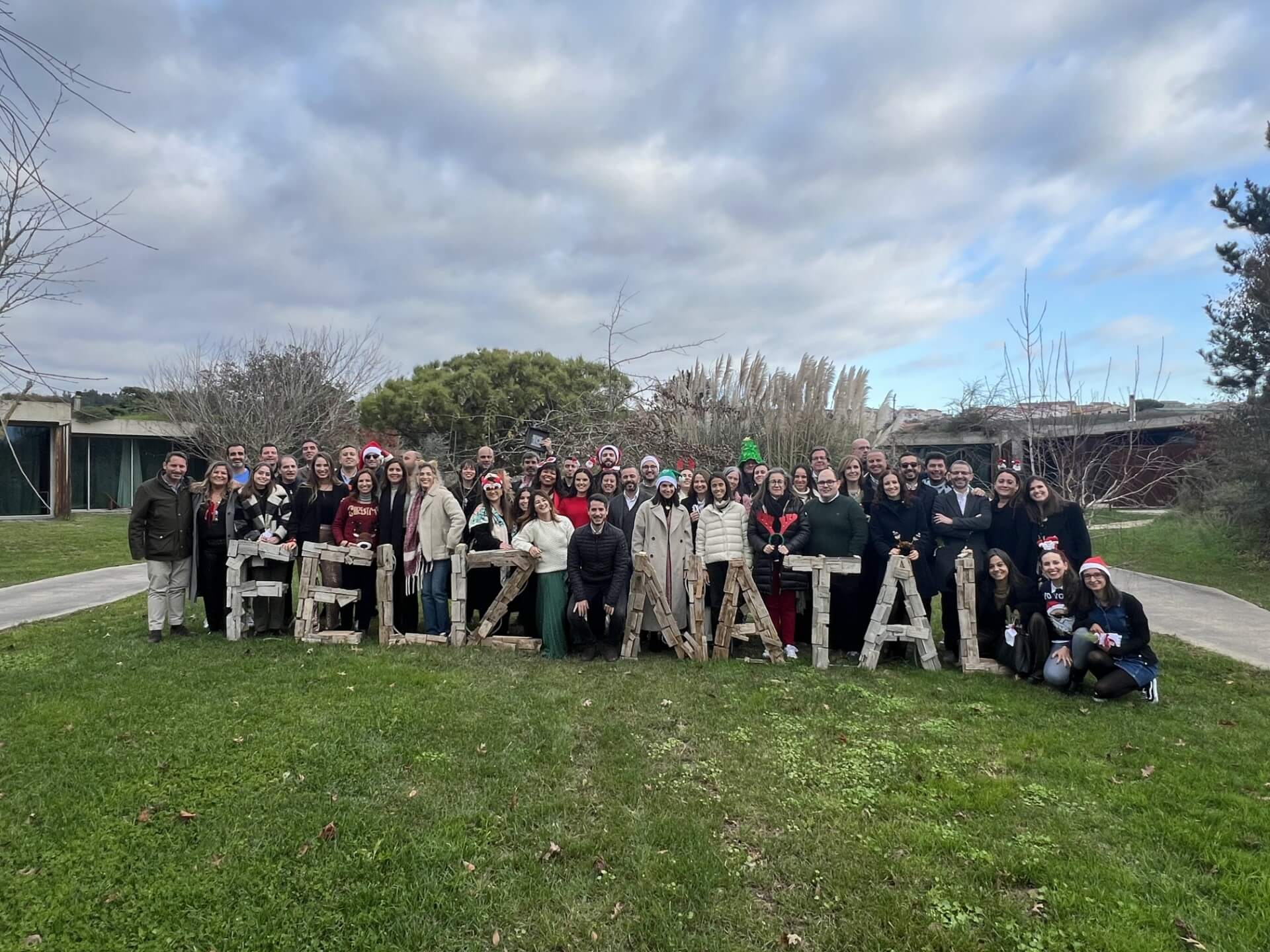 Festa de Natal Sandoz 2023 - a equipa juntou-se no Rio do Prado em Óbidos para almoçar e celebrar o Natal.