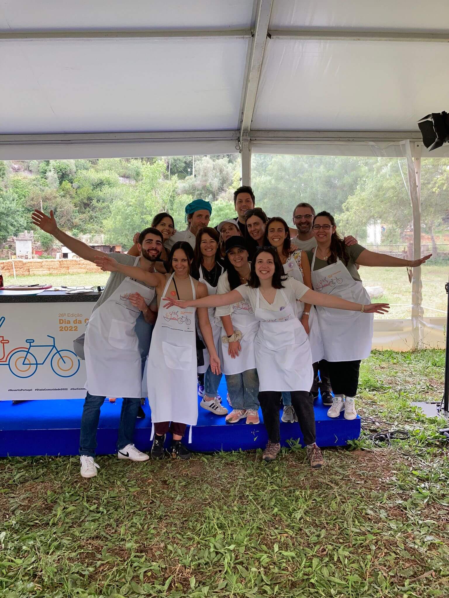 Equipa Sandoz no Dia da Comunidade 2022, evento de voluntariado com a Semear e a Refood