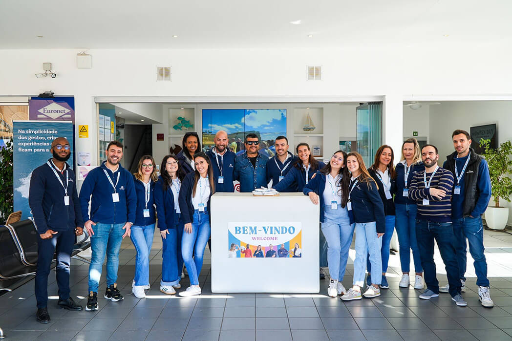 As boas-vindas no Open Day de recrutamento