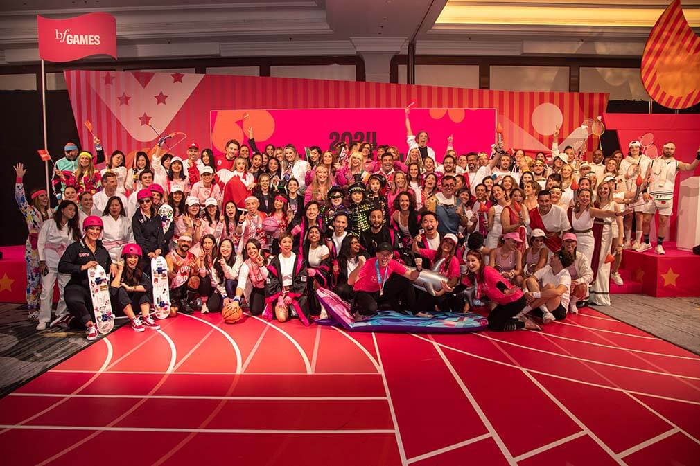 Equipas da Benefit numa das edições da Global Leadership Conference.