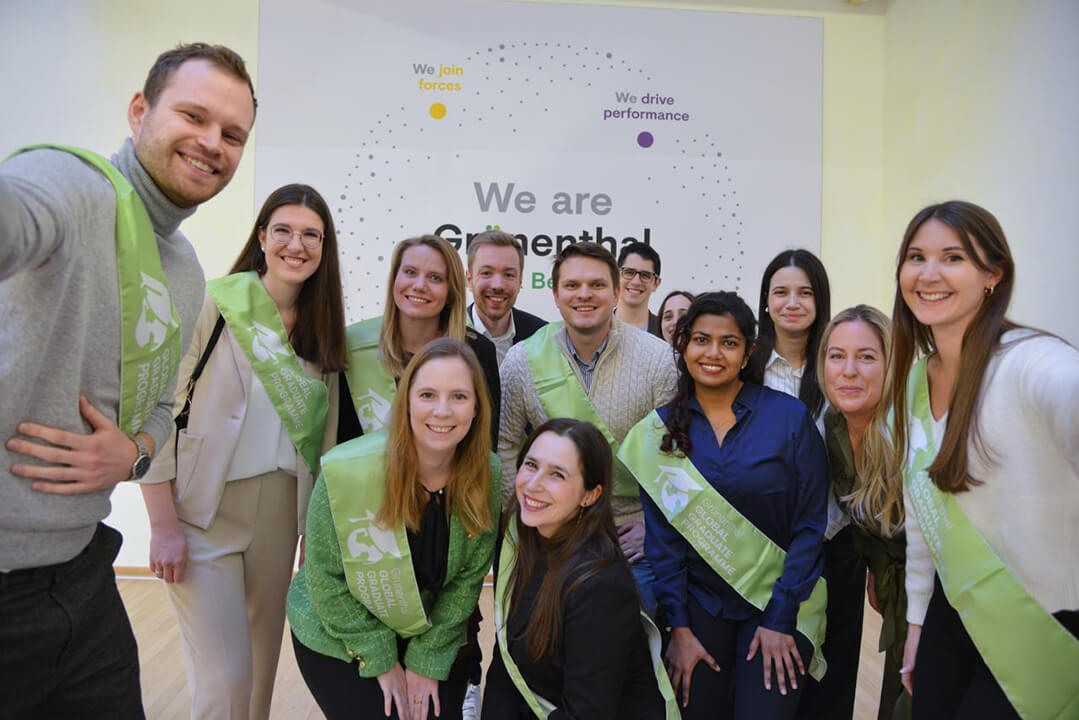 Participantes do Programa de Graduados da Grünenthal