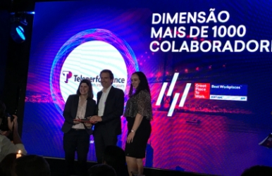 TELEPERFORMANCE NA ELITE DOS VENCEDORES DO “GREAT PLACE TO WORK